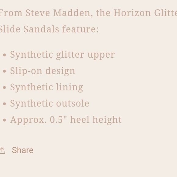 Steve Madden Horizon Cross Band Glitter Sandals- Gold - Picture 7 of 12